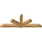 Ekena Millwork Kennewick Rough Sawn Timber Gable Bracket, Western Red Cedar, 96"W x 36"H x 6"D x 6"F, 9/12 Pitch GBW096X36X0606KEN00RWR - alternate 5